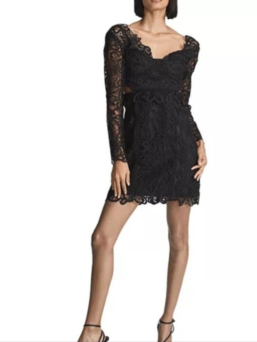 Reiss brand Erica Lace black cocktail Dress size 4 & 6 available new with tags